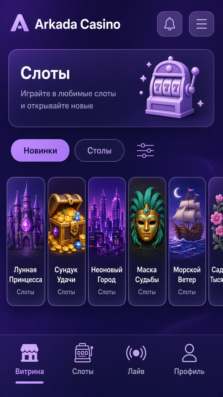Скачать Arkada Casino на андроид бесплатно — слоты